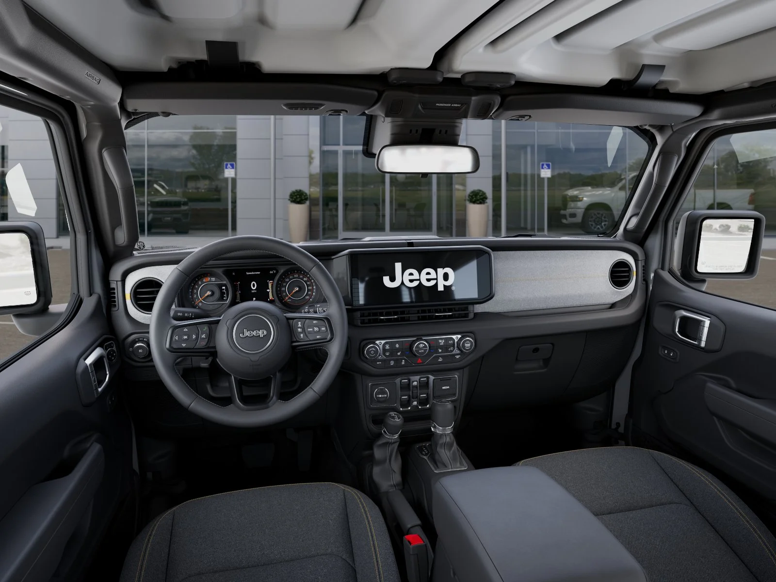 New 2026 Bright White Clearcoat Jeep Sport S image 40