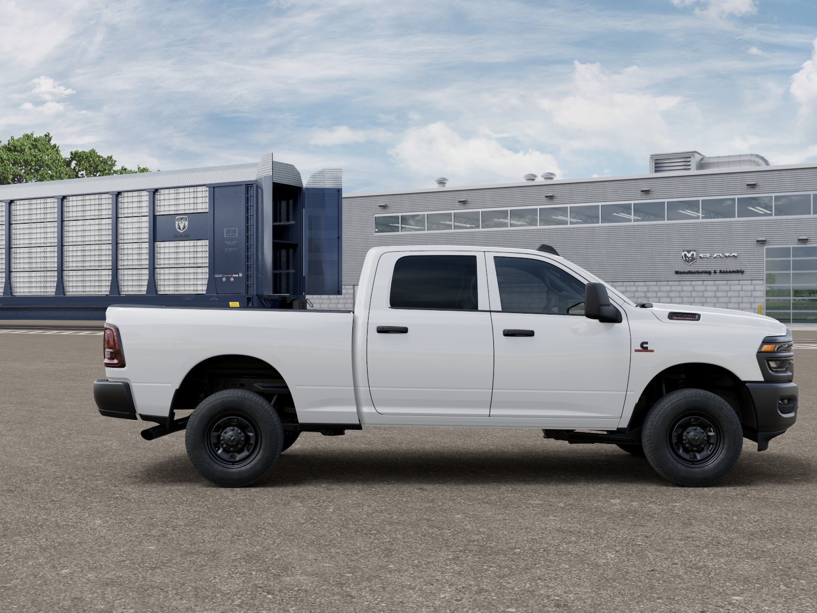 New 2026 Bright White Clear-Coat Exterior Paint RAM Tradesman image 12