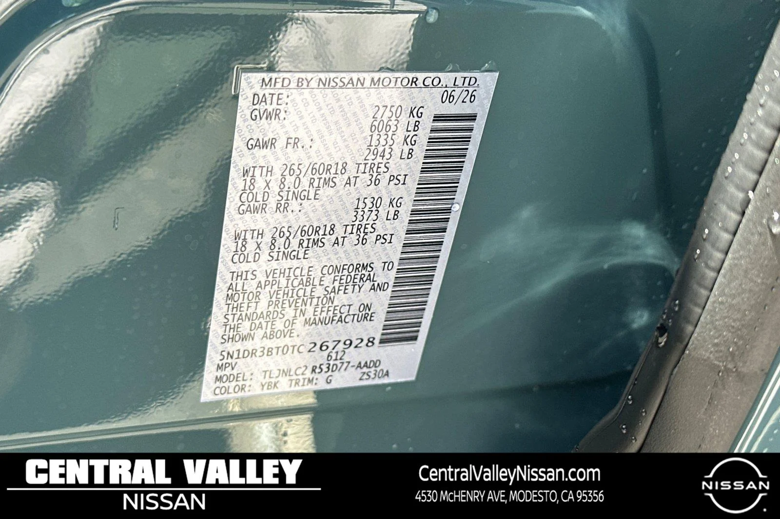 New 2026 Baltic Teal Pearl / Super Black Two-tone Nissan Rock Creek® image 28
