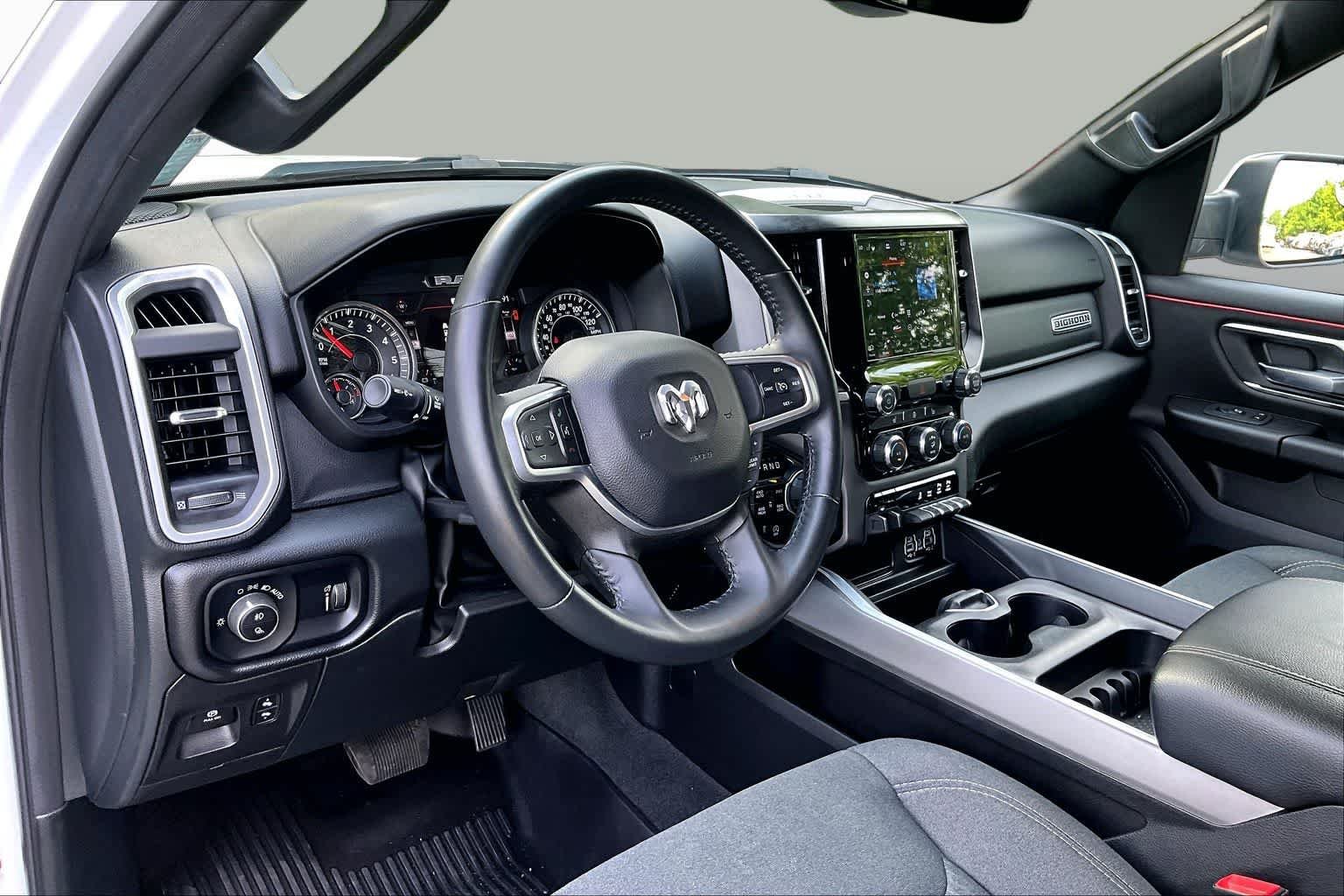 Used 2022 Bright White Clearcoat Ram Big Horn image 16