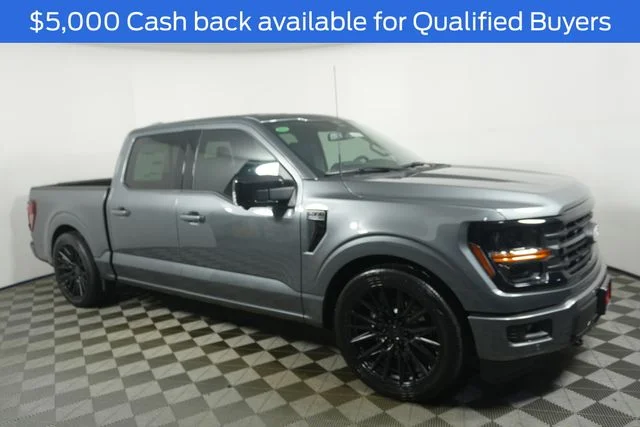 New 2026 Carbonized Gray Metallic Ford XLT image 2