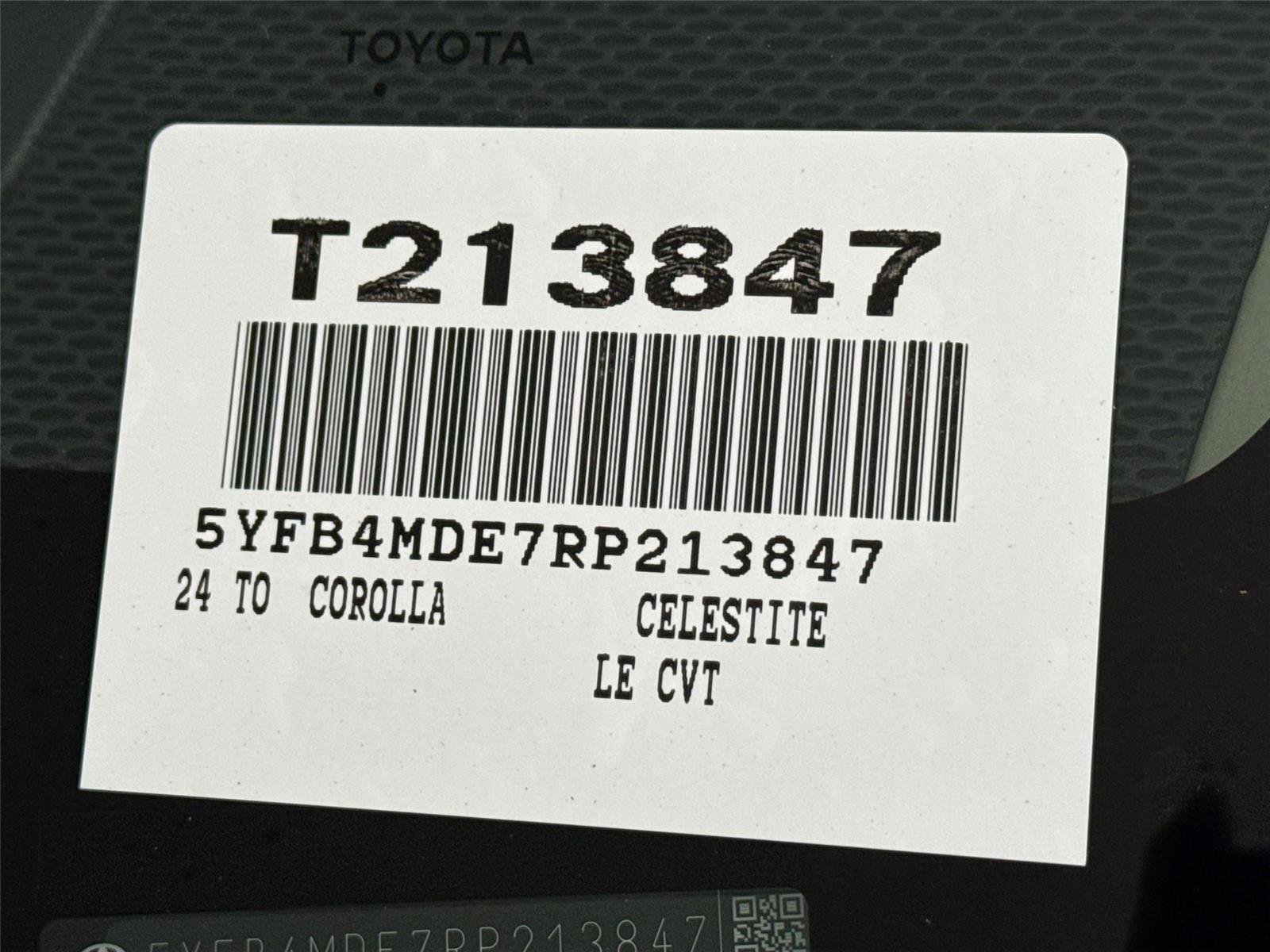 Certified Used 2024 Celestite Toyota LE image 42