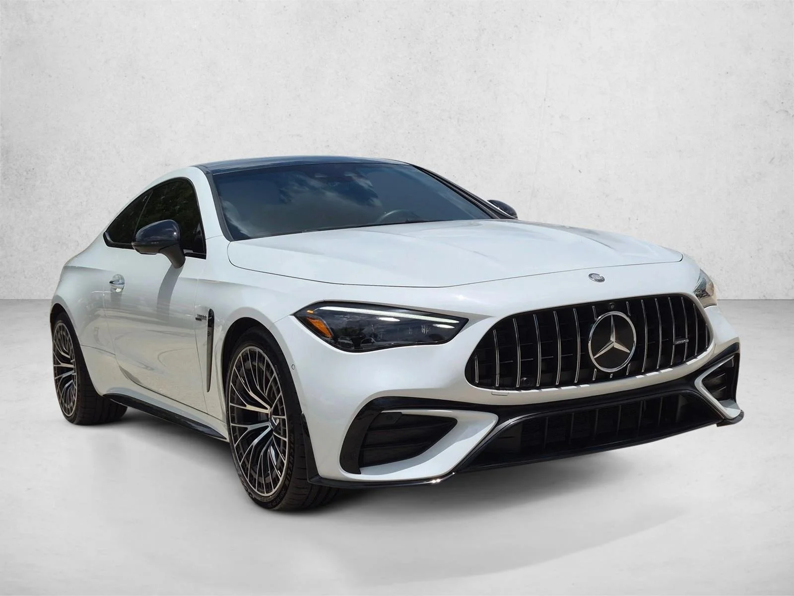 Used 2025 Manufaktur Moonlight White Metallic Mercedes-Benz AMG® CLE 53 image 2