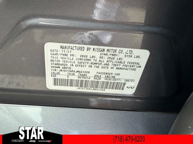 Certified Used 2018 Graphite Shadow INFINITI 3.0t LUXE image 19