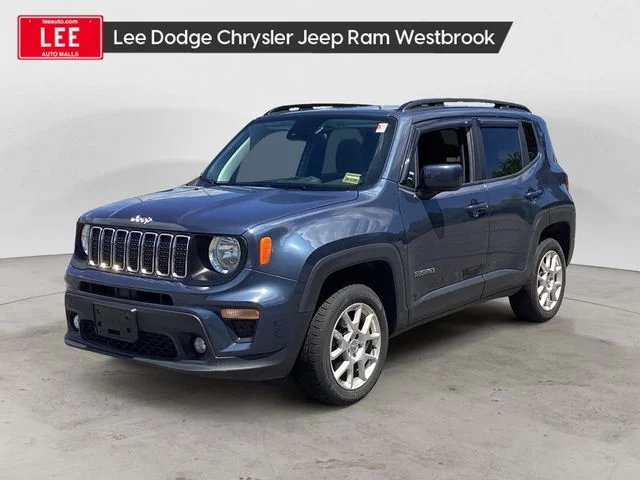 Used 2021 Slate Blue Pearlcoat Jeep Latitude image 1