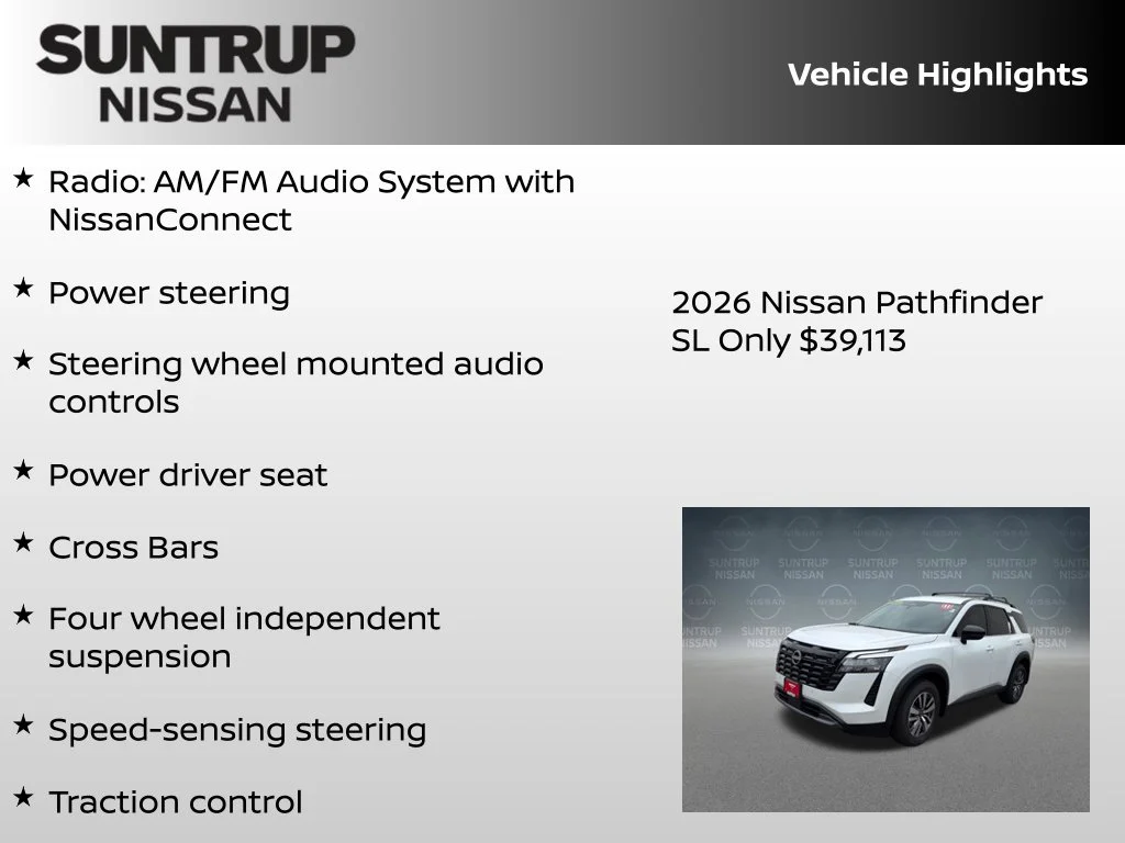 New 2026 White Pearl Nissan SL image 8