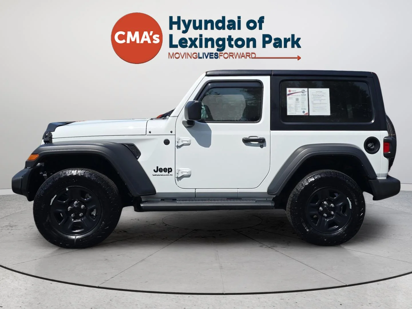 Used 2026 Bright White Clearcoat Jeep Sport image 4