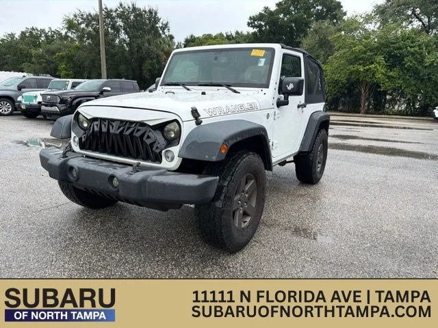 Used 2014 Bright White Clearcoat Jeep Sport image 1