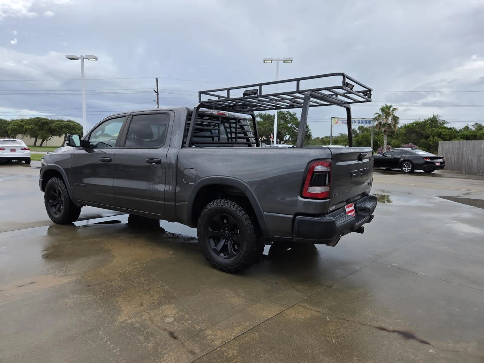 Used 2022 Granite Crystal Metallic Clearcoat Ram Rebel image 3