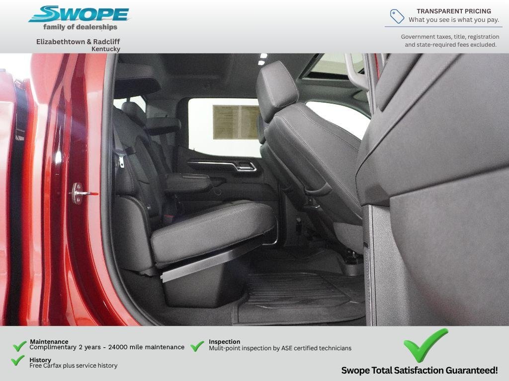 Used 2024 Volcanic Red Tintcoat GMC SLT image 9