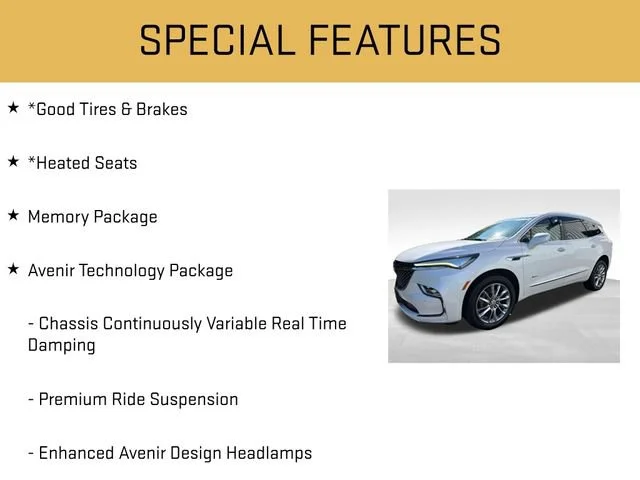 Used 2023 WHITE FROST TRICOAT Buick Avenir image 6
