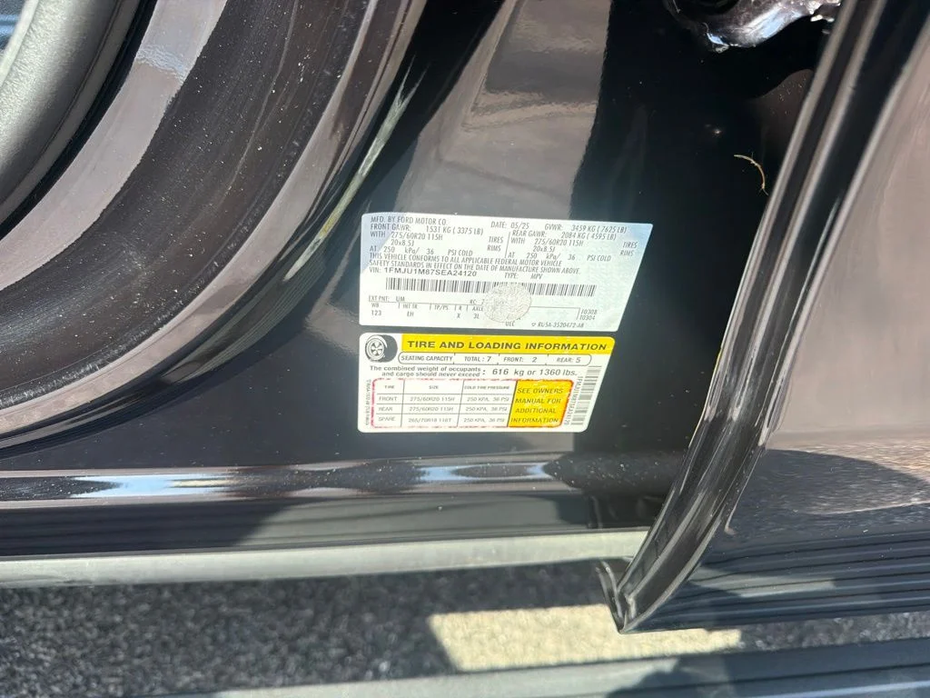 Certified Used 2025 Black Metallic Ford Platinum image 58