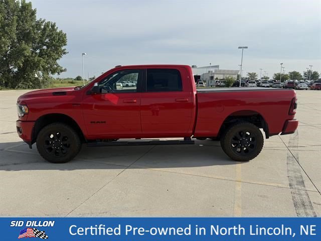 Used 2022 Flame Red Clear Coat Ram Lone Star image 2
