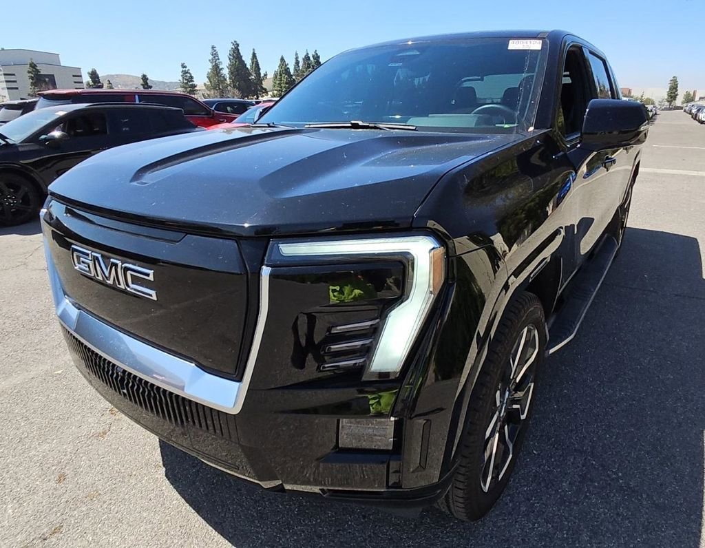Onyx Black 2025 GMC Sierra EV Denali Crew Cab (Extended Range) e4WD Pickup Truck All-Wheel Drive