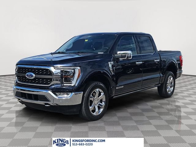 Certified Used 2022 Antimatter Blue Metallic Ford King Ranch image 1