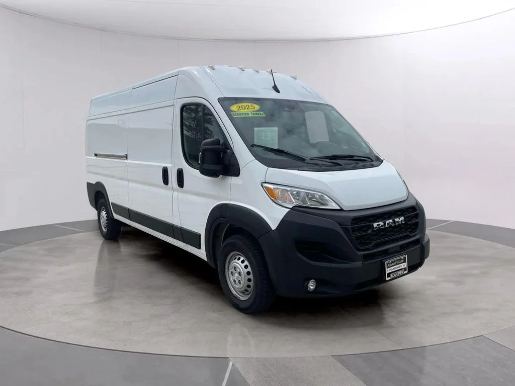 Used 2025 Bright White Clearcoat Ram High Roof image 7