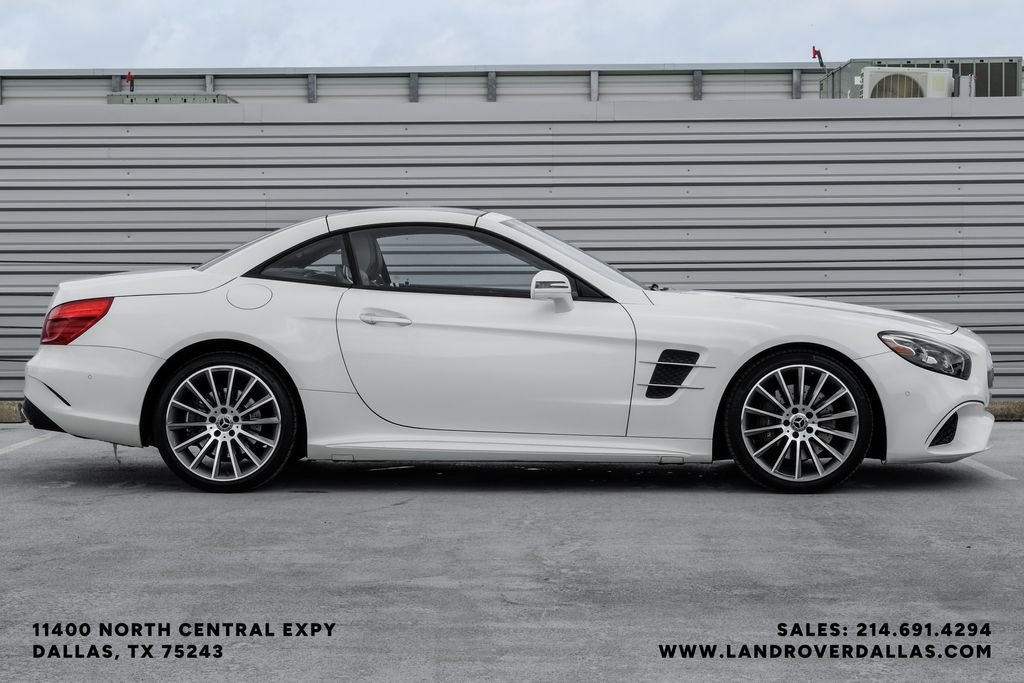 Used 2018 White Mercedes-Benz SL 550 image 7