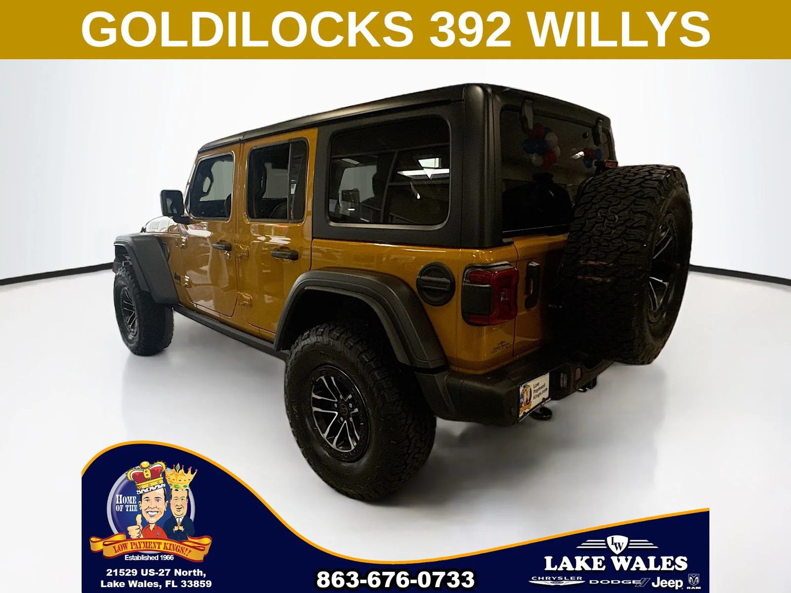 New 2026 Goldilocks Exterior Paint Jeep Willys image 4