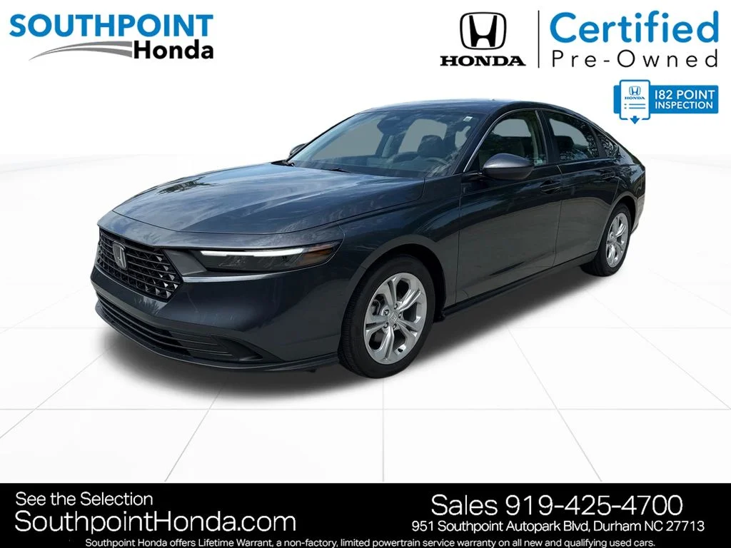 Certified Used 2026 Meteorite Gray Metallic Honda LX image 3