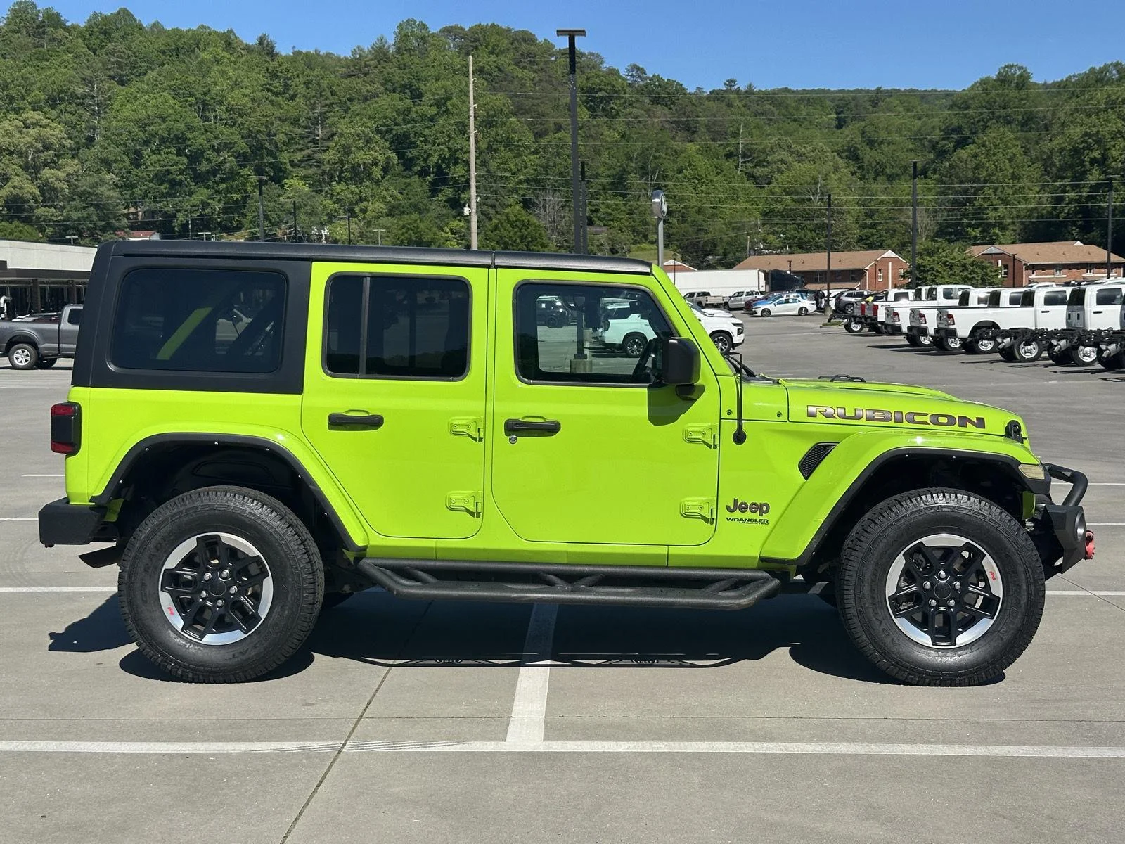 Used 2021 Gecko Clearcoat Jeep Unlimited Rubicon image 8