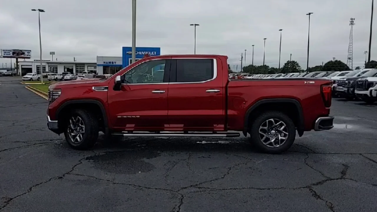 New 2026 Volcanic Red Tintcoat GMC SLT image 5