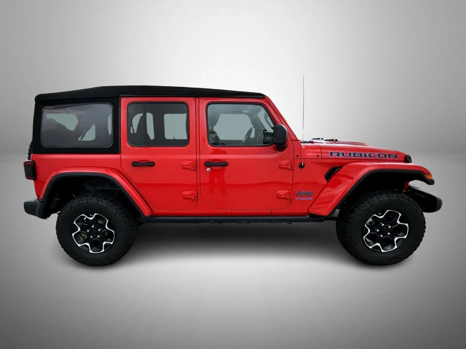 Used 2021 Red Jeep Unlimited Rubicon 4xe image 4