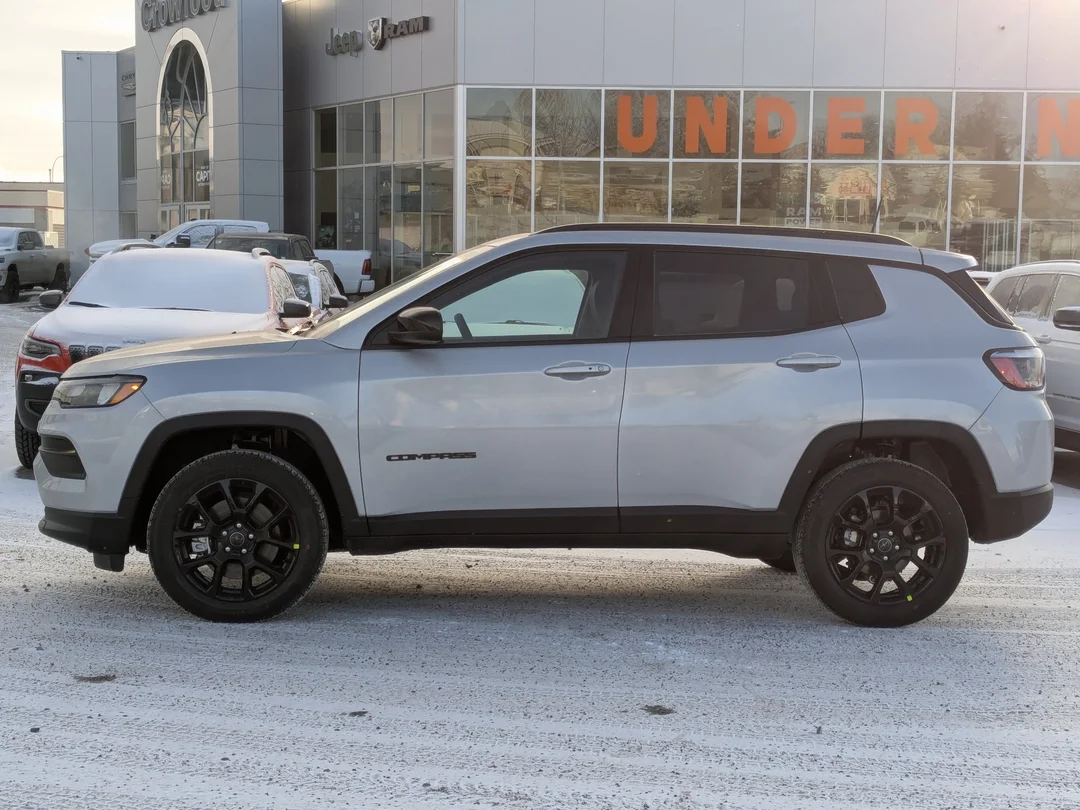 New 2026 Silver Jeep North - - 4x4 - Altitude Special Edition 18 Black Wheels & More! image 5