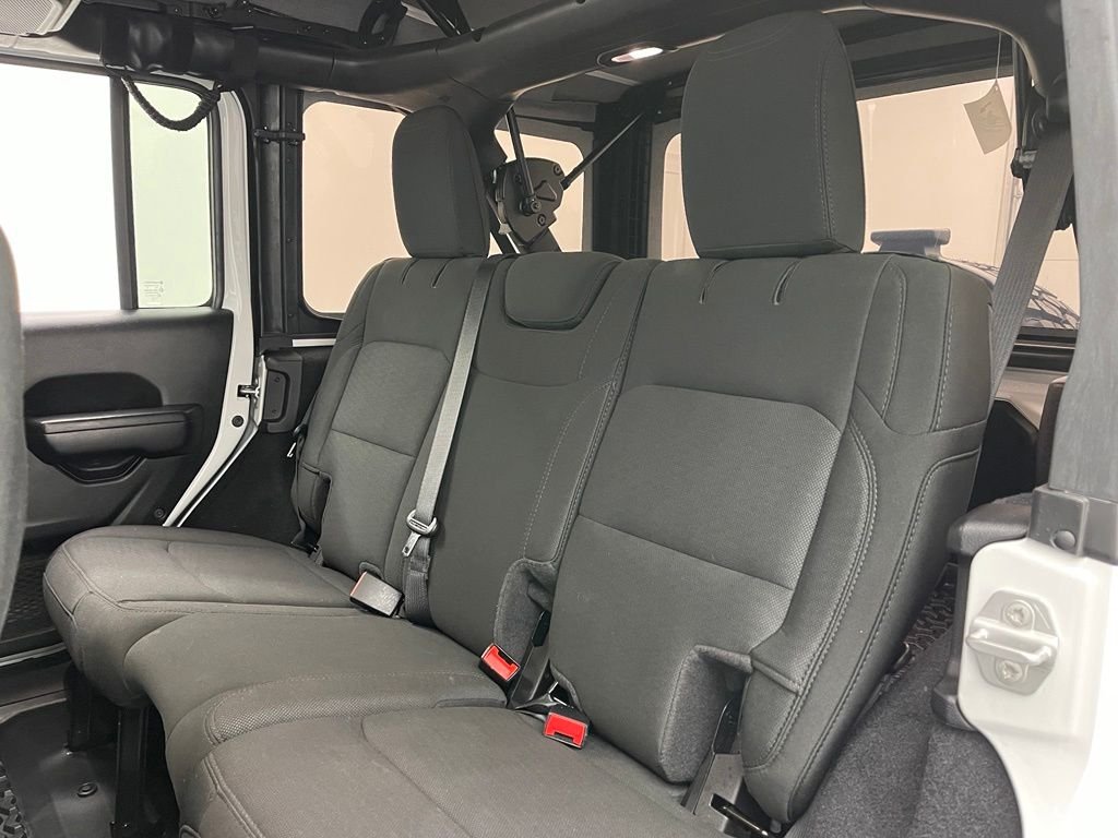 Used 2021 Bright White Clearcoat Jeep Unlimited Willys image 35