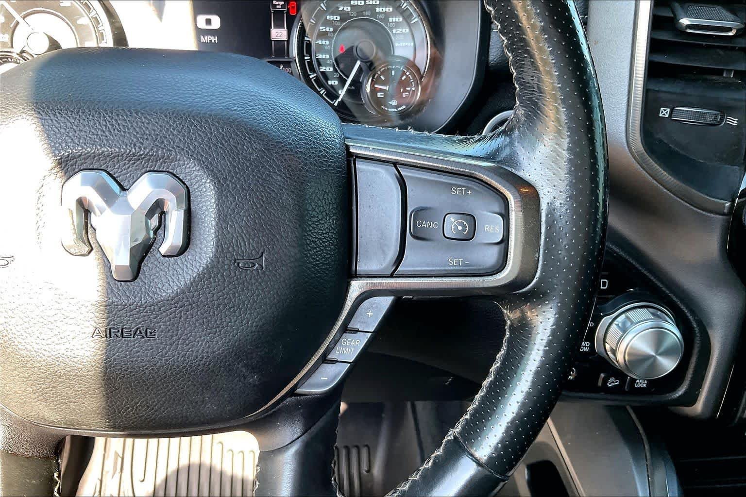 Used 2021 Billet Silver Metallic Clearcoat Ram Rebel image 24