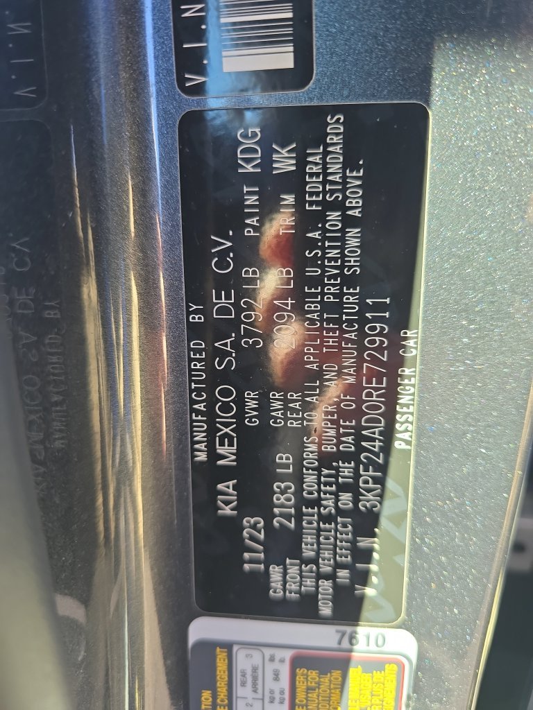 Used 2024 Gray Kia LXS image 23