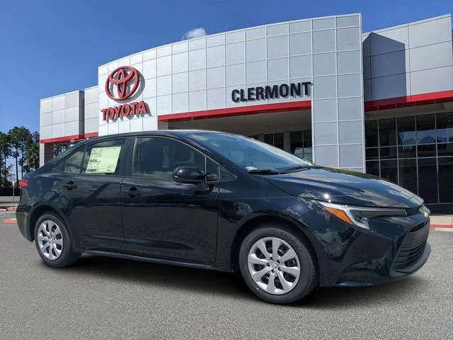 New 2026 Midnight Black Metallic Toyota Hybrid LE image 1