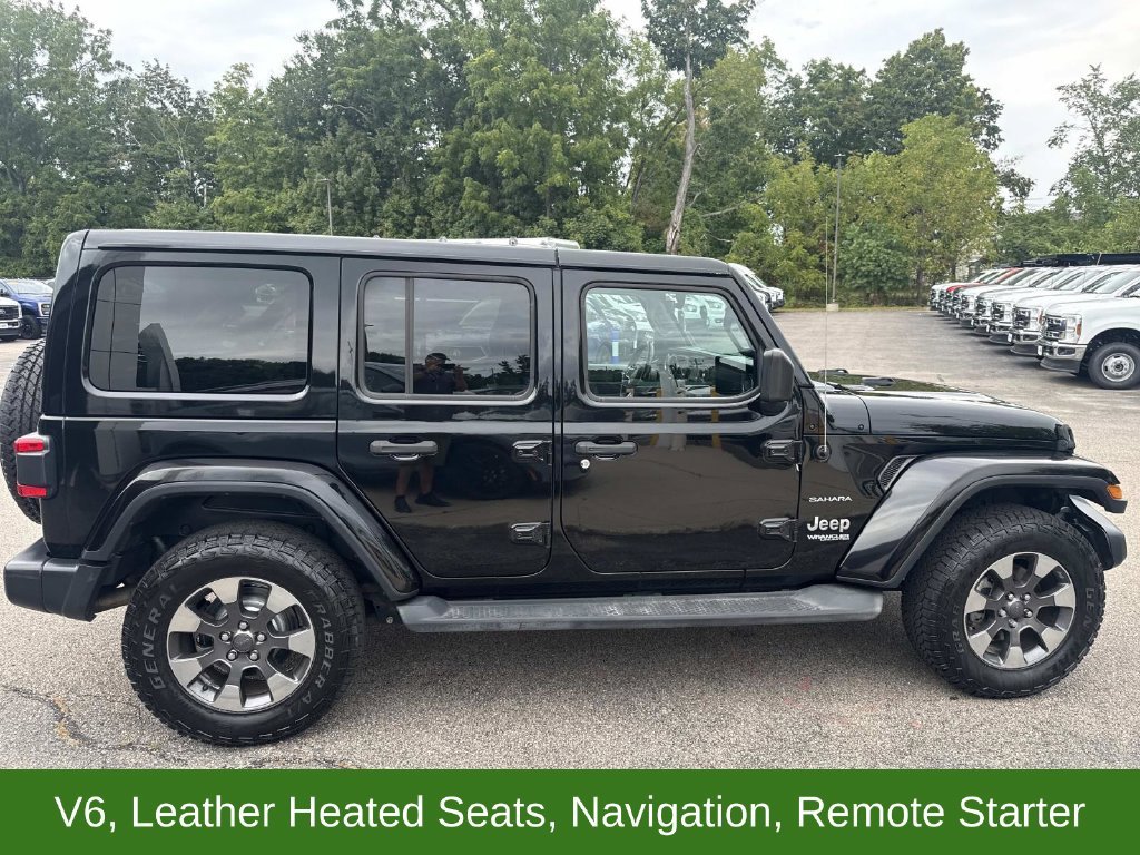 Used 2018 Black Jeep Unlimited Sahara image 7