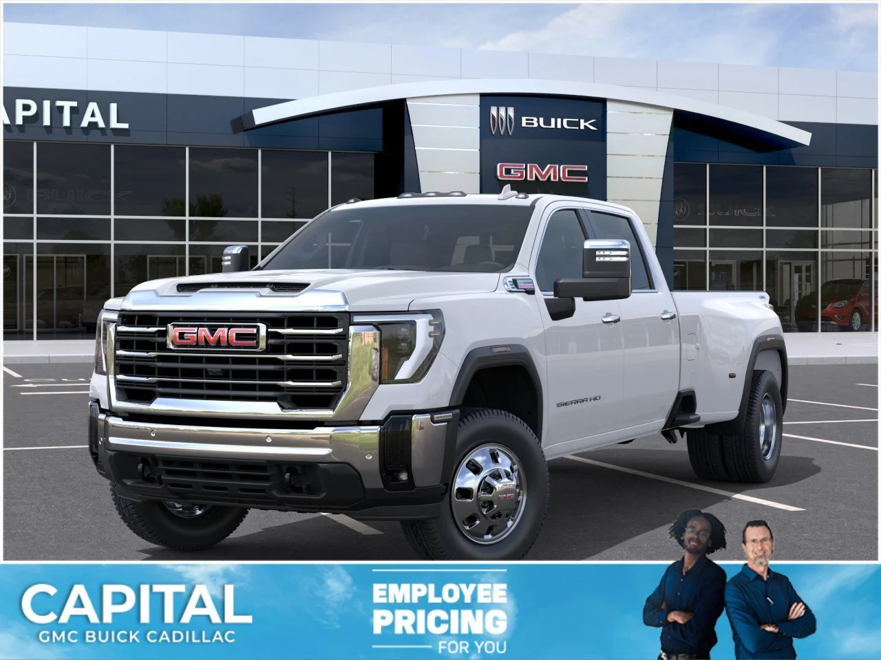 New 2026 Summit White GMC SLT image 1