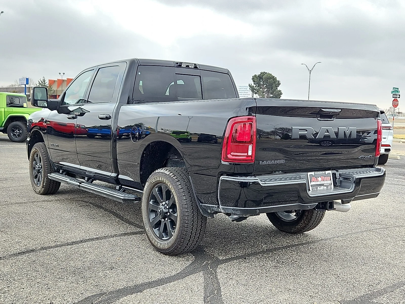 New 2026 Diamond Black Crystal Pearlcoat Ram LARAMIE CREW CAB 4X4 6