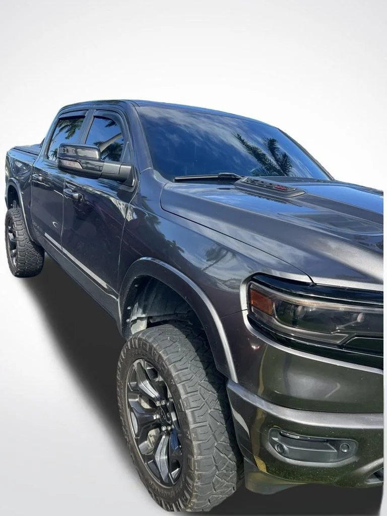 Used 2021 Granite Crystal Clearcoat Metallic Ram Limited image 2