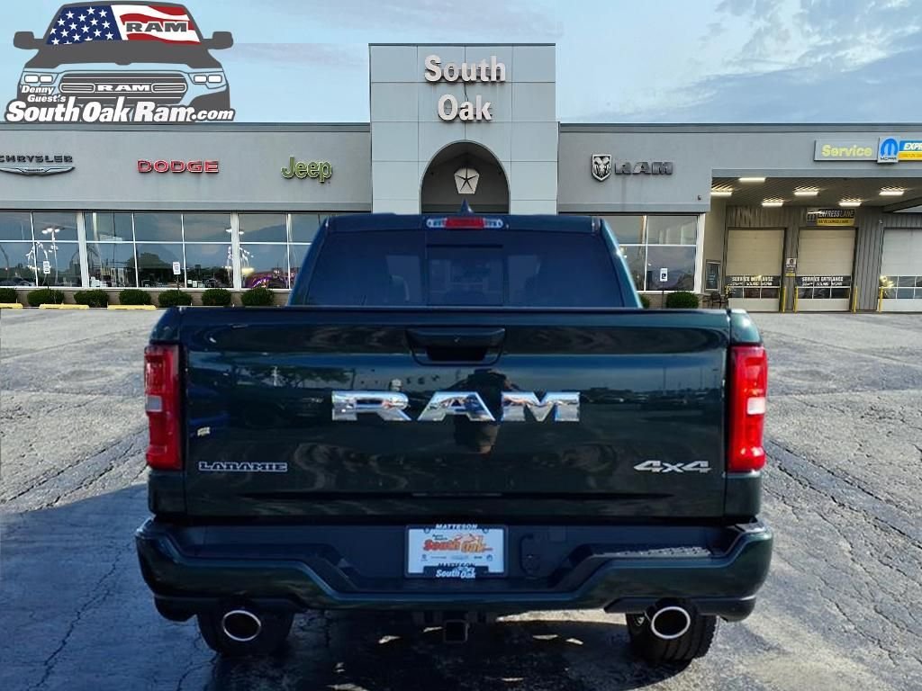 New 2026 Serrano-Green Metallic Exterior Paint RAM Laramie image 4