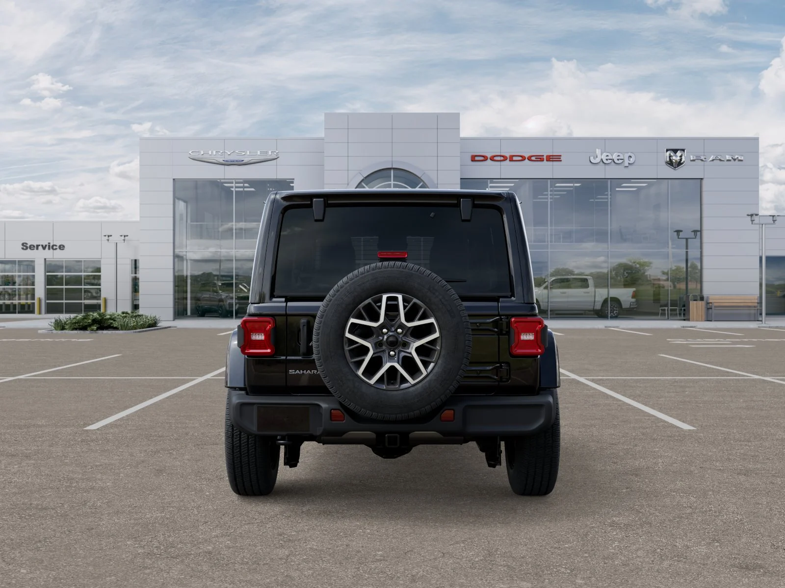 New 2025 Black Clear-Coat Exterior Paint Jeep Sahara image 34