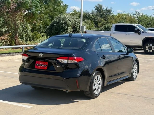 Used 2025 Midnight Black Metallic Toyota LE image 2