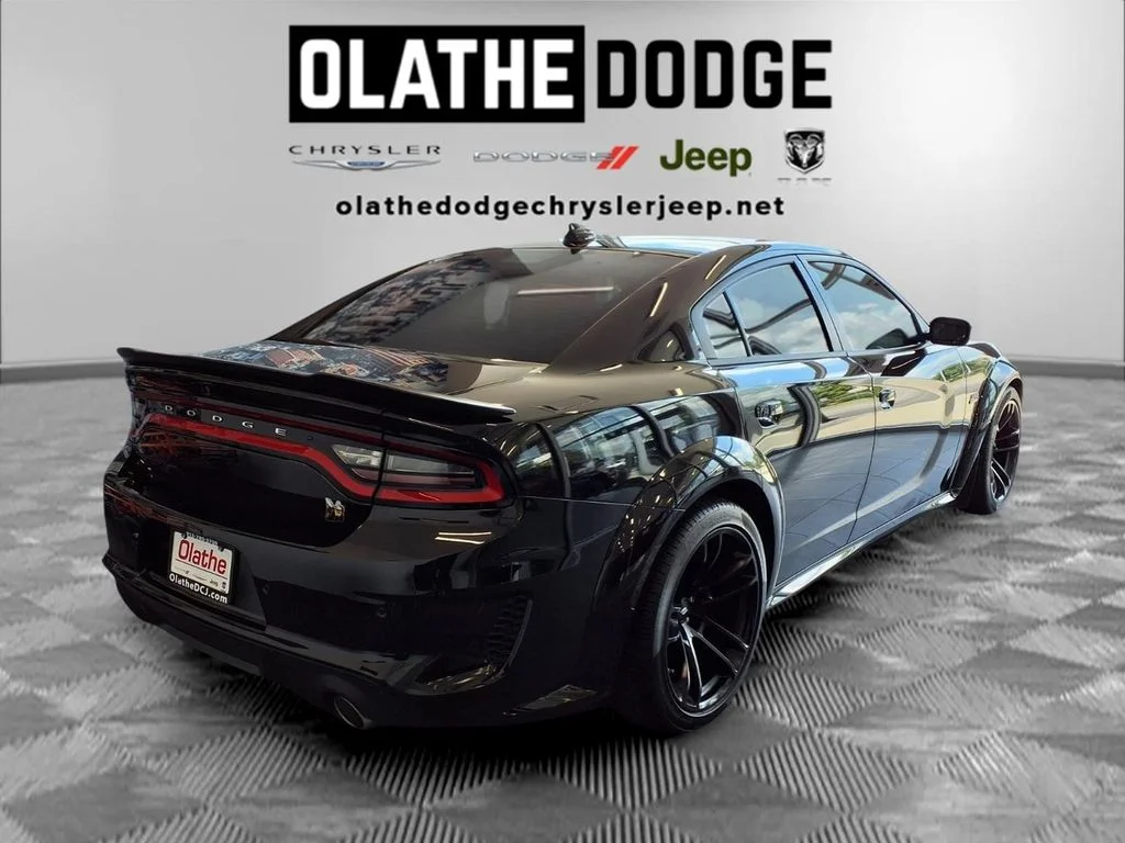Certified Used 2023 Black Dodge R/T Scat Pack Widebody image 28