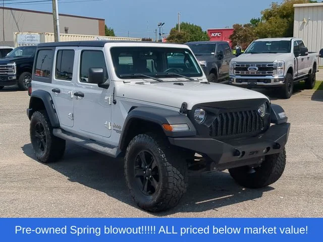 Used 2018 White Jeep Unlimited Sport S image 15