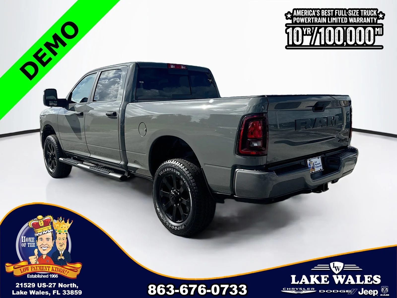 New 2026 Ceramic Gray Clear-Coat Exterior Paint RAM  image 4