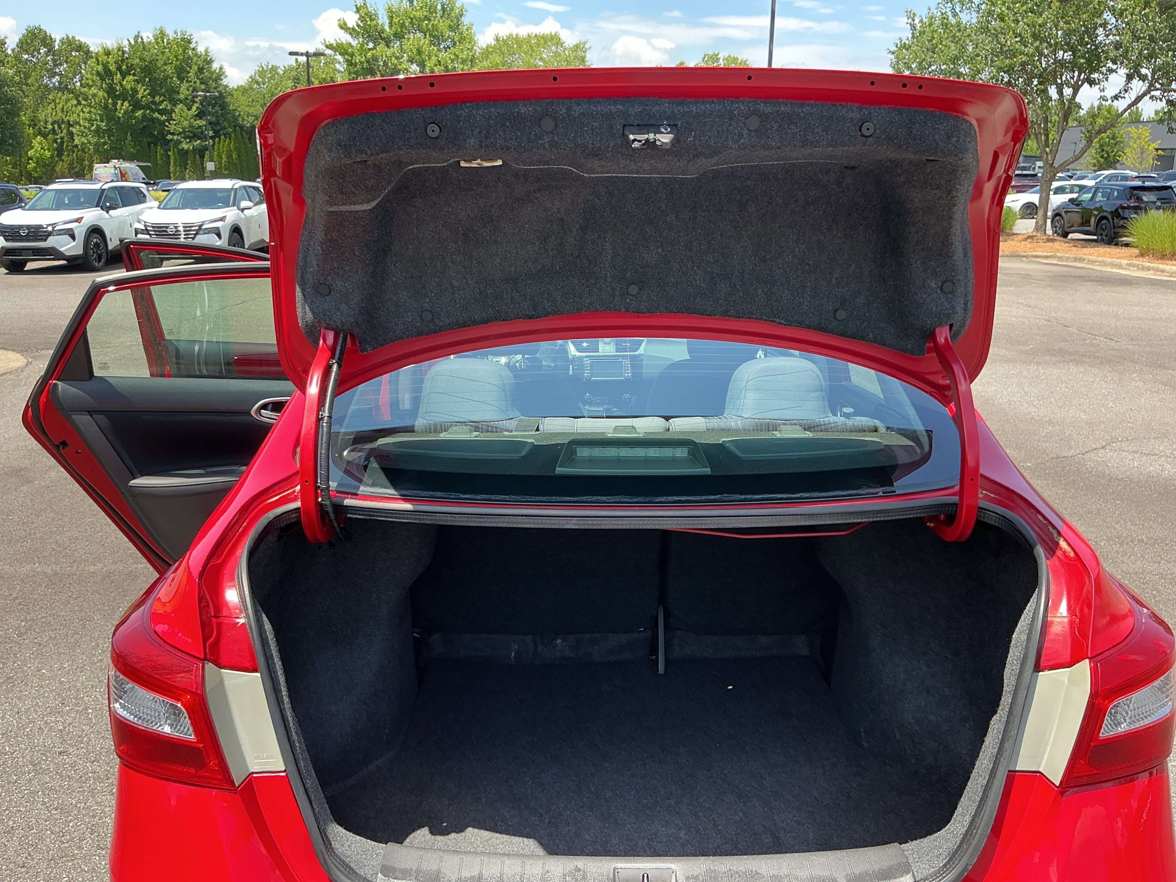 Used 2017 Red Alert Nissan SV image 24