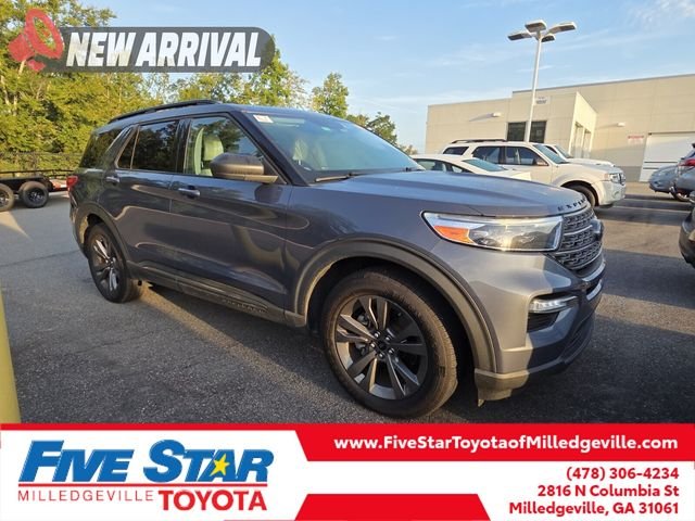 Used 2021 Blue Ford XLT image 1