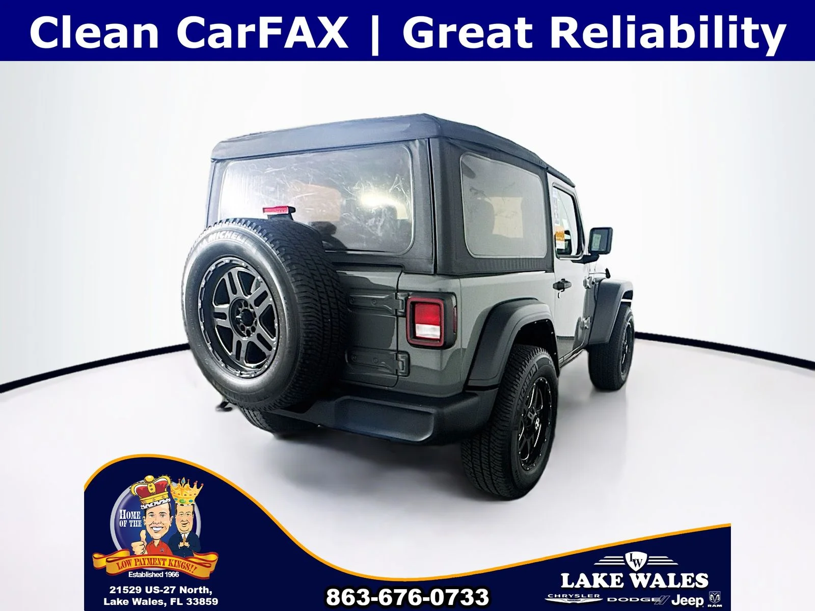 Used 2021 Gray Jeep Sport S image 7