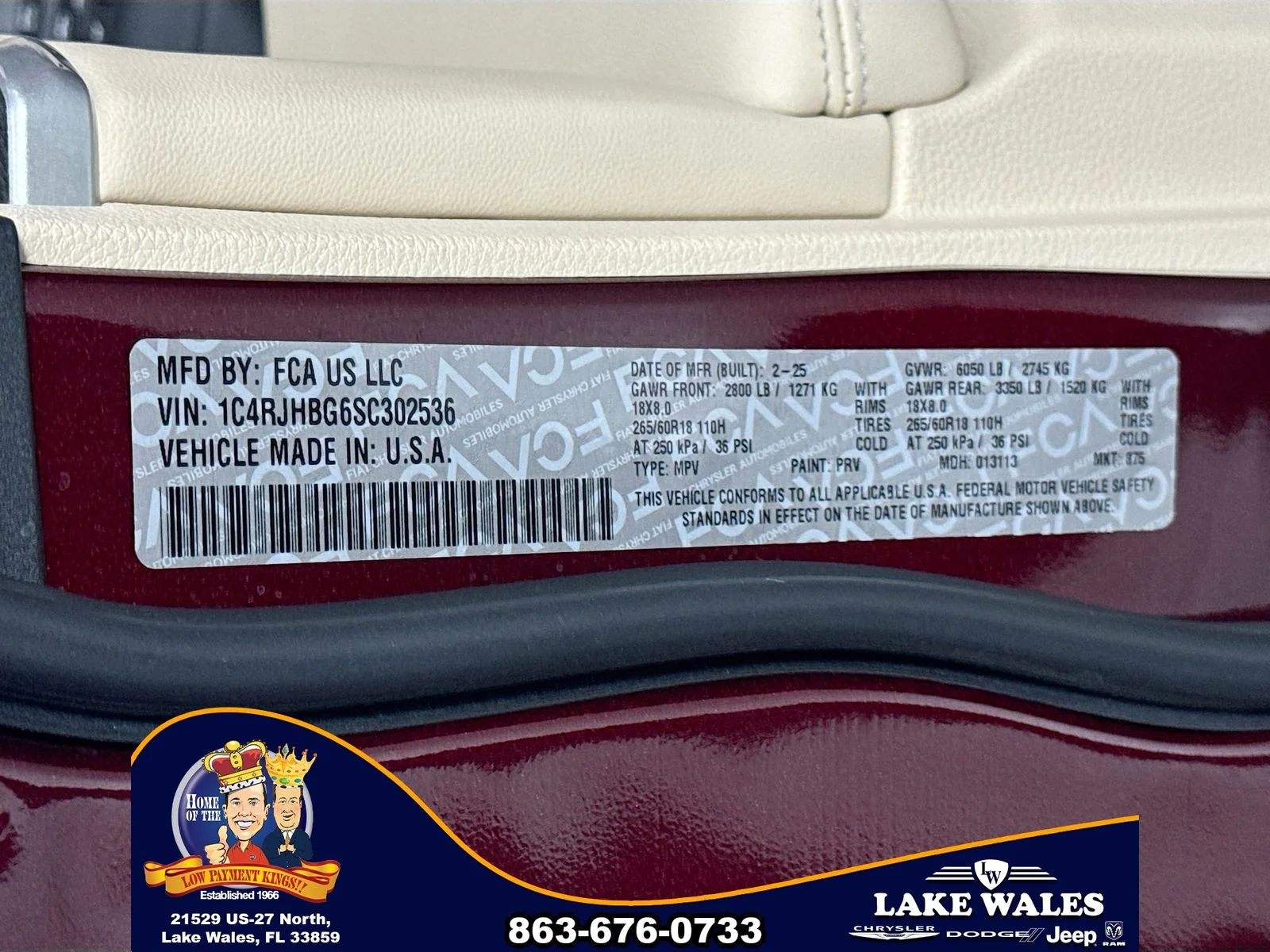 Certified Used 2025 Red Jeep Limited image 32