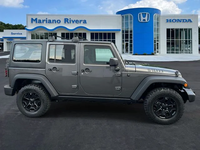Used 2017 Crystal Metallic Jeep Unlimited Willys image 4