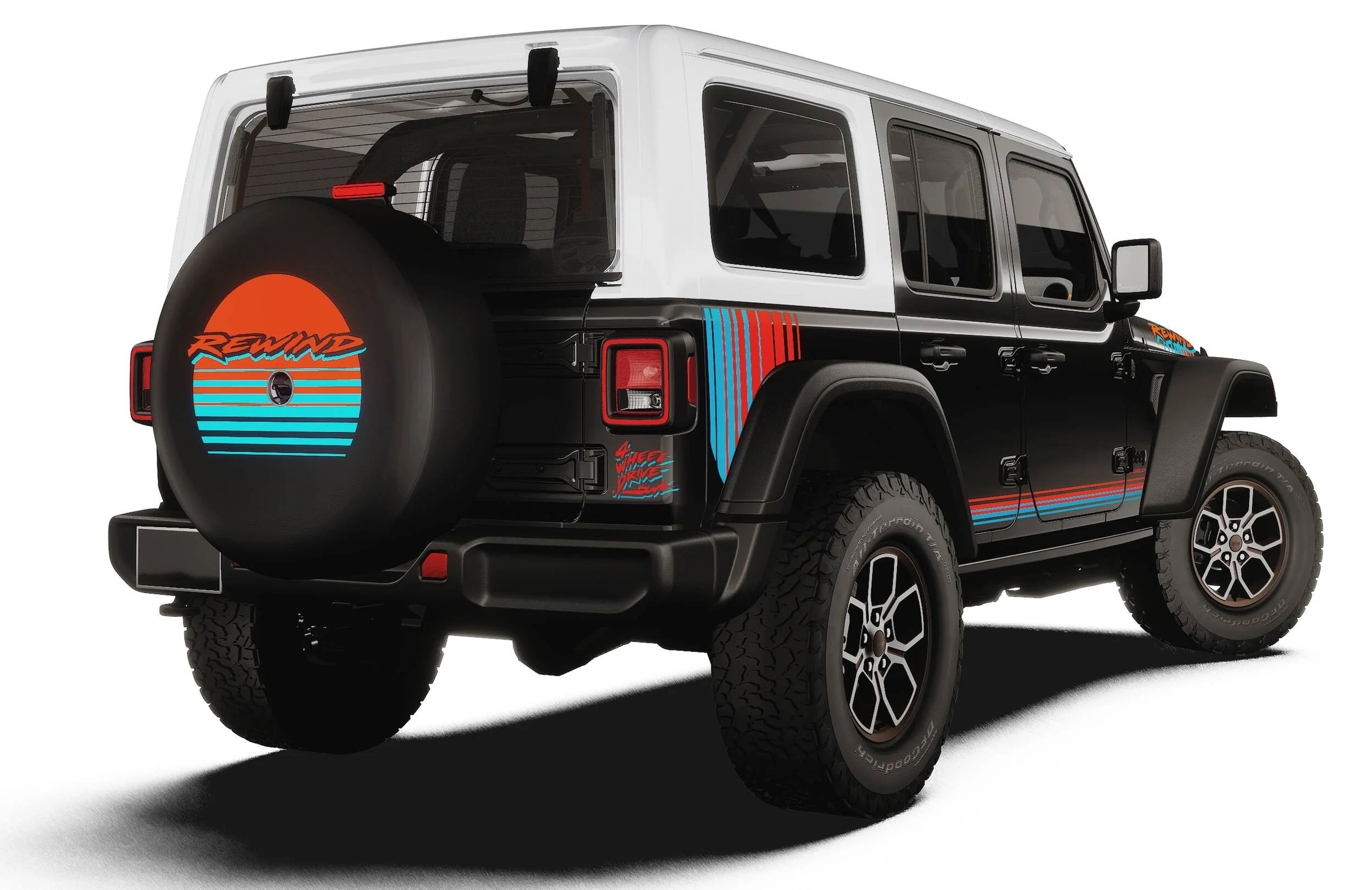 New 2027 Black Clear-Coat Paint Jeep Rewind image 2