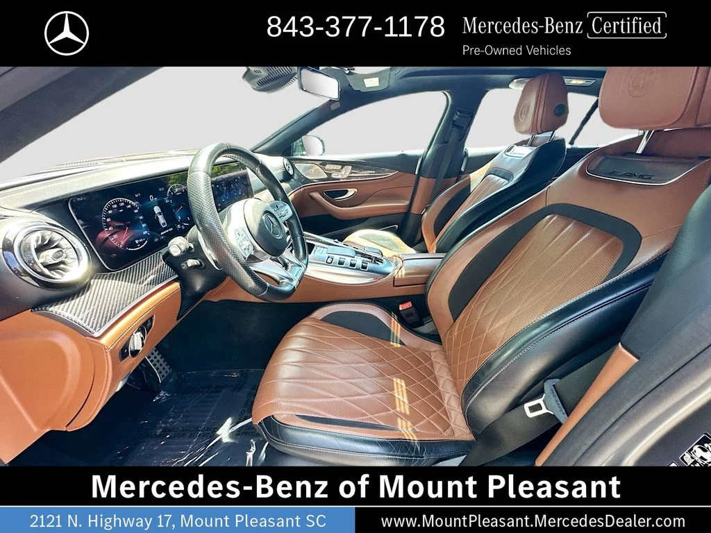Certified Used 2021 designo Selenite Gray Magno Mercedes-AMG S image 22