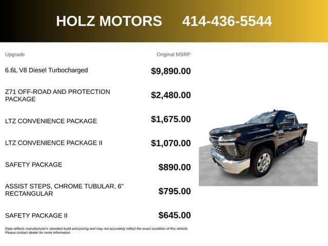 Certified Used 2020 BLACK Chevrolet LTZ image 5