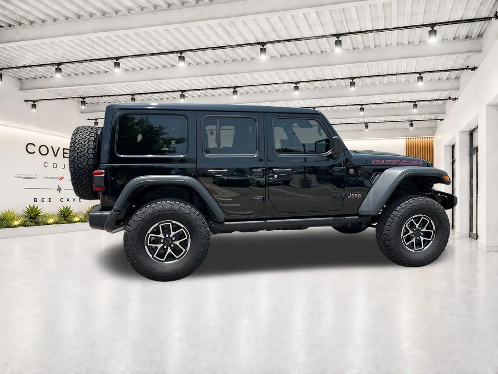 New 2025 Black Clear-Coat Exterior Paint Jeep Rubicon image 12